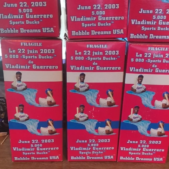 6 Vintage Limited Edition Montreal Expos Bobbleheads Numbered Stadium Give-A-Way - Picture 7 of 12